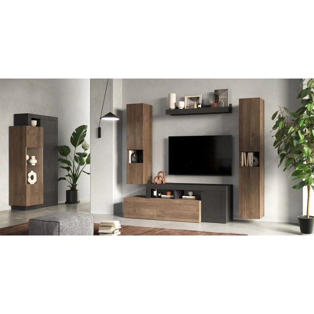 CaliCosy Vitrine 2 deuren van glas zonder verlichting journey h188 cm 2930259 large