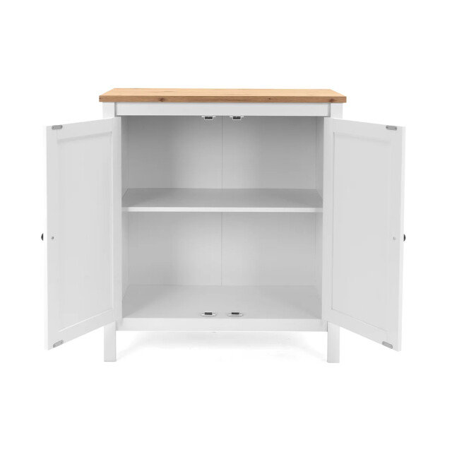 CaliCosy Ladekast met 2 deuren l80 cm wit decor bergen 2929979 large