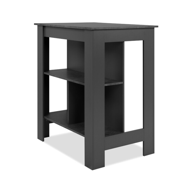 CaliCosy Bartafel met 3 opbergvakken decor in leisteen en antraciet l92 cm atlanta 3011532 large