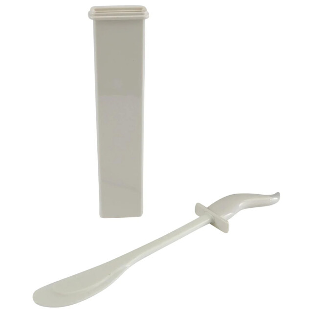 CaliCosy Extra platte toiletborstel wit plastic 41 x 7 x 3 cm 2928777 large
