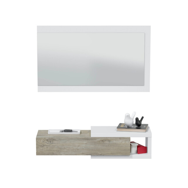 CaliCosy Hangende console omkeerbaar met 1 lade en 1 spiegel l95 cm noon 2982042 large