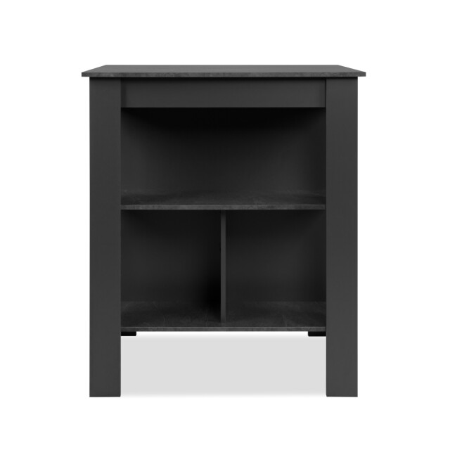 CaliCosy Bartafel met 3 opbergvakken decor in leisteen en antraciet l92 cm atlanta 3011532 large