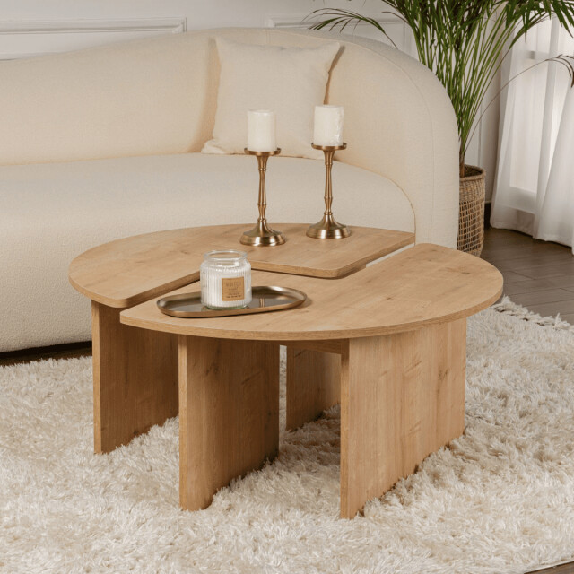 CaliCosy Set van 2 salontafels l90 cm moira 3061532 large