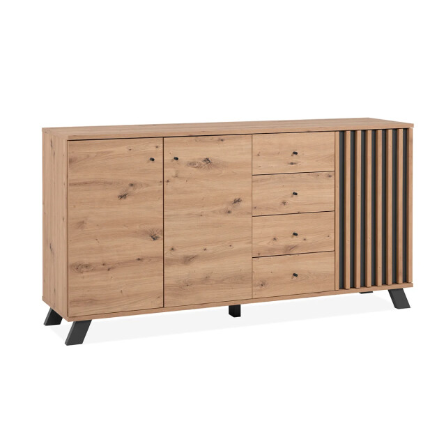 CaliCosy Buffet 3 deuren en 4 laden eikenhouten decor l160 cm lublin 2930159 large