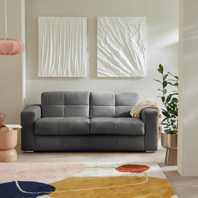 CaliCosy 3-zits slaapbank met express-opening in stof l207 cm chester 3038073 large