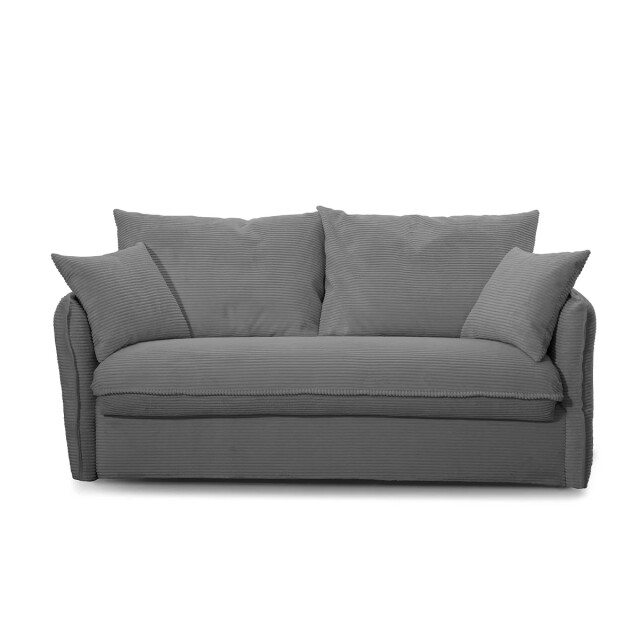 CaliCosy Slaapbank 3-zits in geribbelde fluwelen stof l185 cm mika 2937840 large