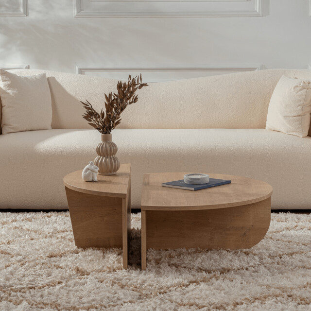 CaliCosy Set van 2 salontafels l90 cm orion 3033546 large