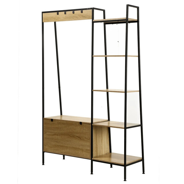 CaliCosy 5-vaks kledingkast met schoenendoos en jashaken lexie 2929792 large