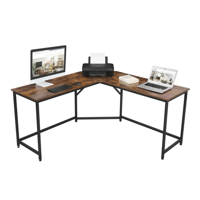 CaliCosy Hoekbureau in industriële stijl l149 x p149 cm 2930211 large