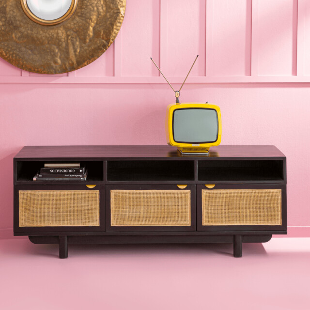 Signature Tv-meubel zwart calvi l160 cm 2930275 large