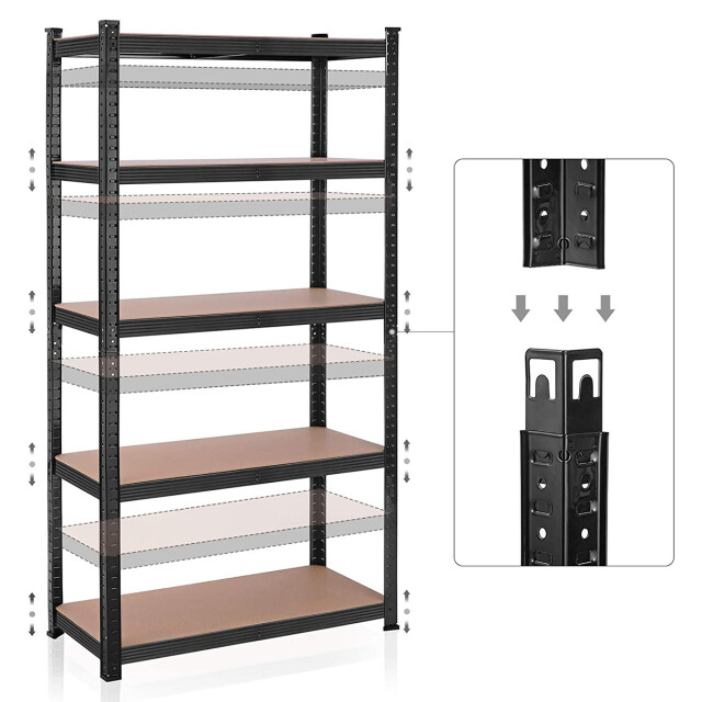 CaliCosy Plank met 5 verstelbare niveaus voor zware belasting h200 cm 2930055 large