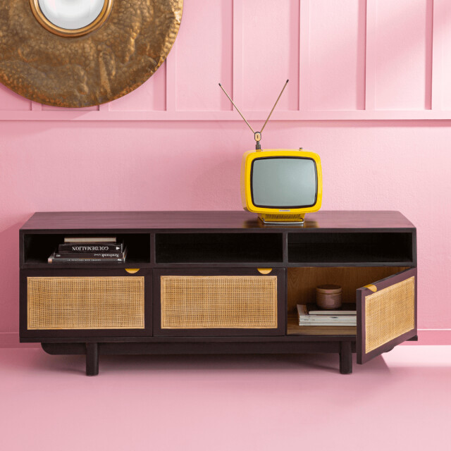 Signature Tv-meubel zwart calvi l160 cm 2930275 large