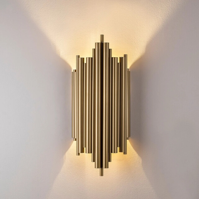 CaliCosy Wandlamp van goudkleurig metaal h50 cm reis 3067168 large