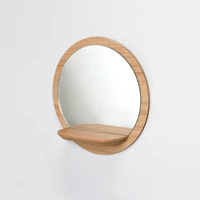 CaliCosy Wandspiegel met plank klein model dia. 29,5 cm 2929435 large