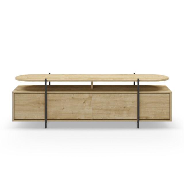 CaliCosy Tv-meubel 4 deuren en metalen poten l160 cm hinoa 2937375 large