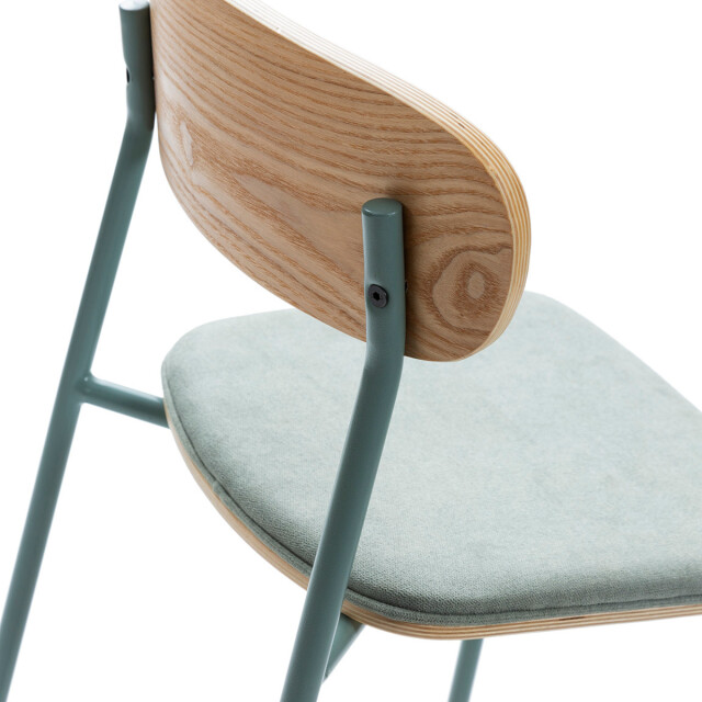CaliCosy Set van 2 krukken in stof met zwarte metalen poten h66 cm adriana 3079152 large