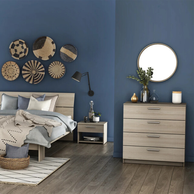 CaliCosy Ladenkast 4 laden l79,6 cm, lichte houten afwerking pricy 2929915 large