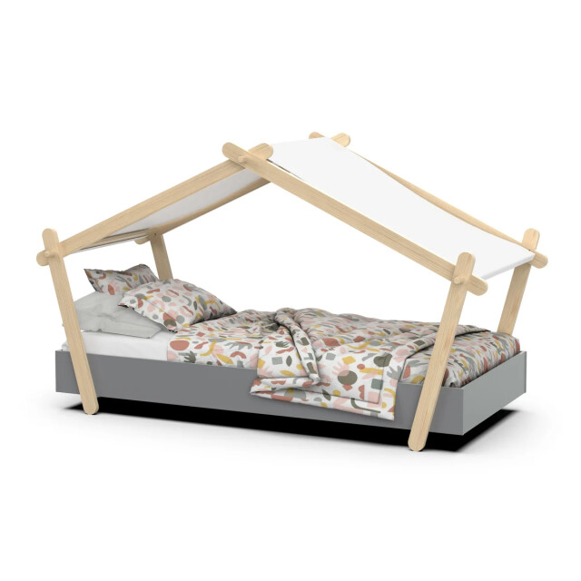 CaliCosy Lit 90x200 cm avec sommier inclus h129,7 cm lodge 3042267 large