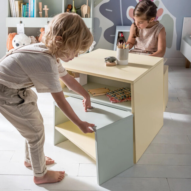 CaliCosy Kinderstoel stapelbaar met opbergruimte l46 cm 2936697 large