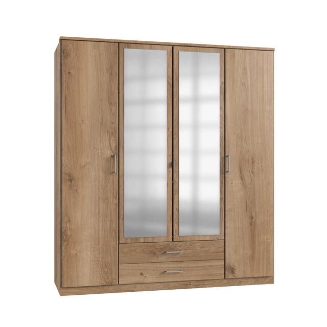 CaliCosy Kast 2 deuren 2 spiegeldeuren en 2 laden l179 cm 2937640 large