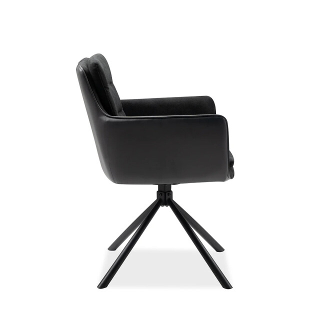 CaliCosy Set van 2 zwarte stoelen l63 cm logan 2929515 large