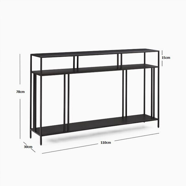 CaliCosy Zwarte console l110 cm venedik 2930496 large