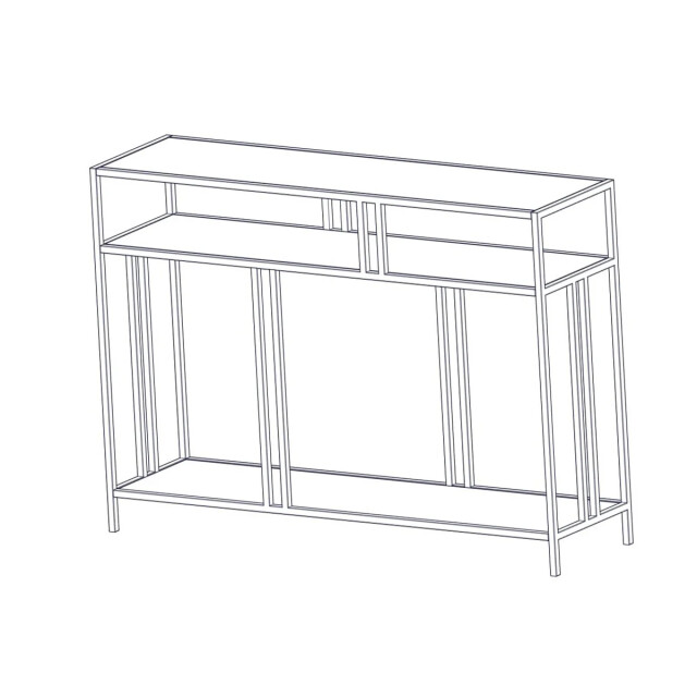 CaliCosy Zwarte console l110 cm venedik 2930496 large