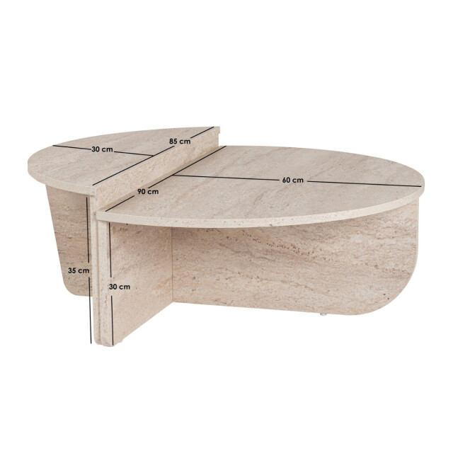 CaliCosy Set van 2 salontafels l90 cm orion 3033549 large