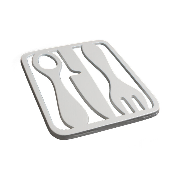 CaliCosy Onderzetter wit metalen design bestek set van 2 2929156 large