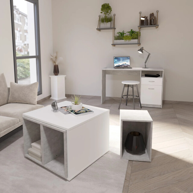 CaliCosy Salontafel met 4 verwijderbare compartimenten joker 1 l71,5 x h50 cm 2937181 large