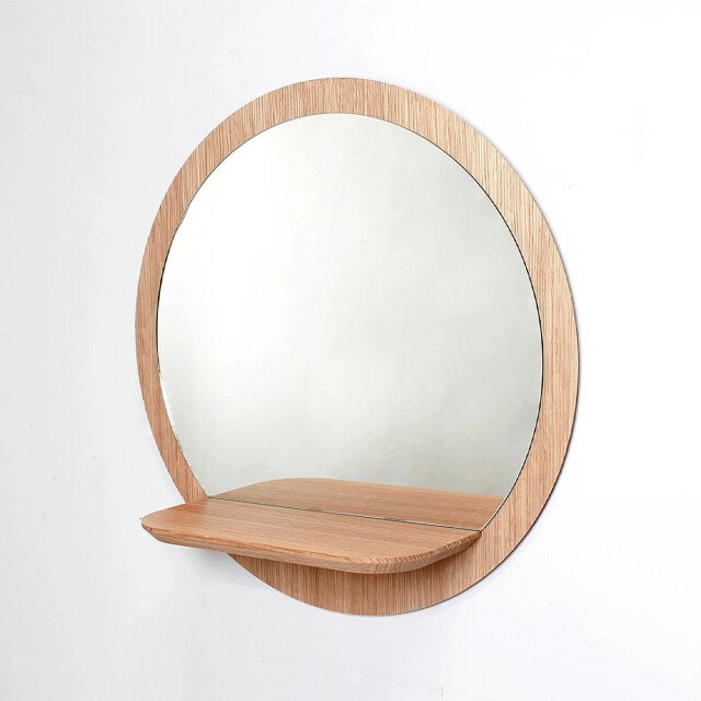 CaliCosy Wandspiegel met plank groot model dia.40 cm 2929436 large