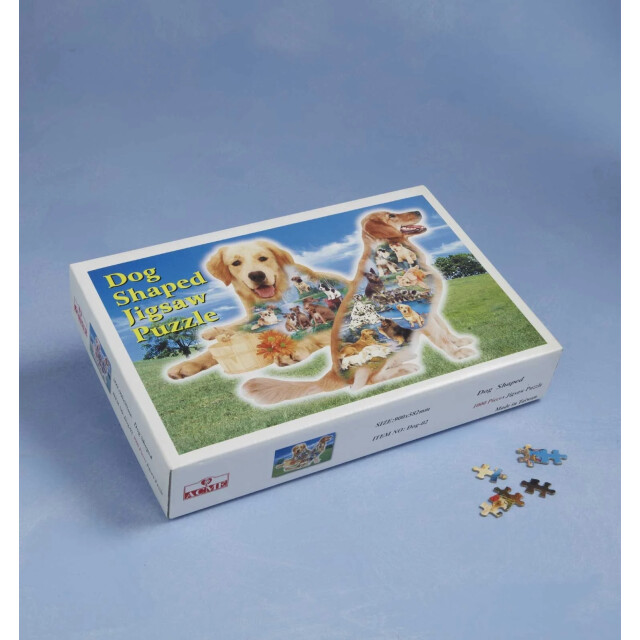 CaliCosy Puzzel silhouet hond golden retriever 2928315 large