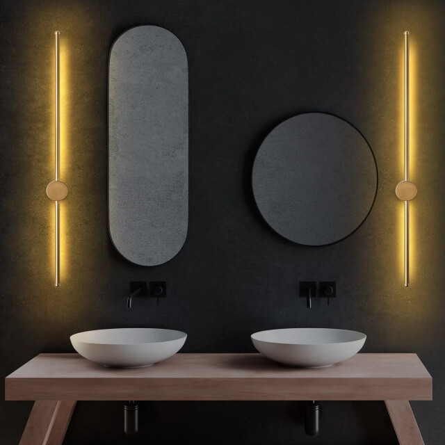 CaliCosy Design wandlamp van goudkleurig metaal l91 cm sword 3067169 large
