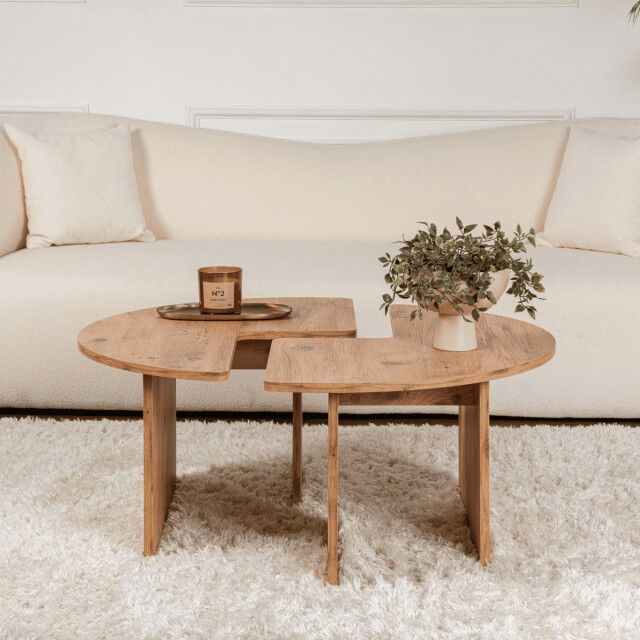 CaliCosy Set van 2 salontafels l90 cm moira 3061529 large