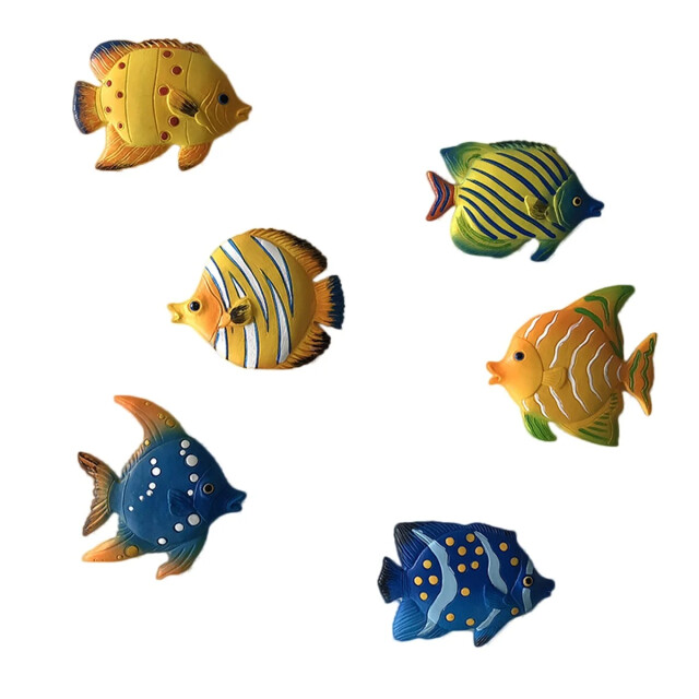 CaliCosy Magneten exotische vissen set van 6 2928596 large