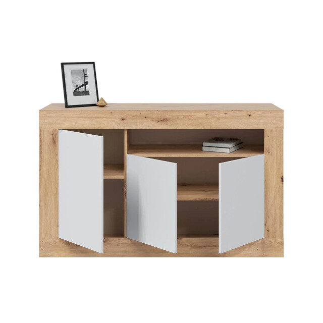 CaliCosy Buffetkast met 3 deuren en 1 opbergvak l139 cm baltik 2930176 large