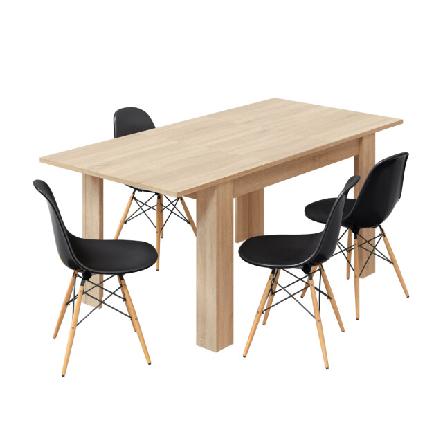 CaliCosy Eettafel verlengbaar l140 tot 190 cm zaira 2982040 large