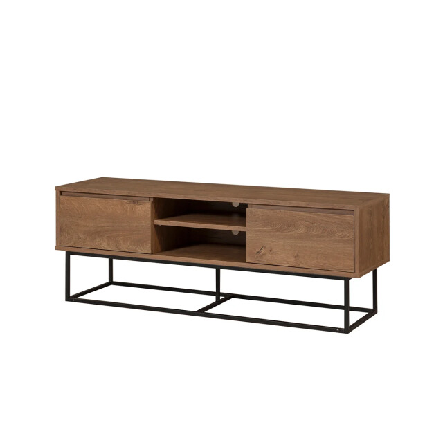 CaliCosy Tv-meubel 2 vakken en 2 laden walnoot decor l140 cm rodez 2930476 large