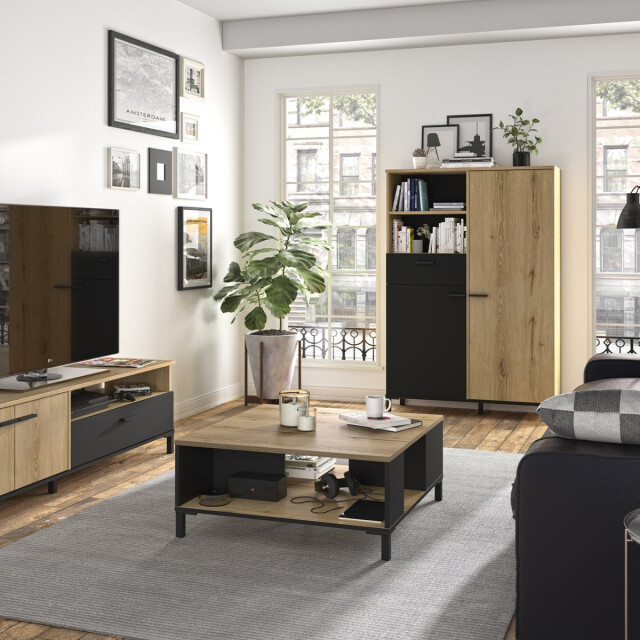 CaliCosy Meubel tv 2 deuren 1 lade l160 cm trust 2930537 large