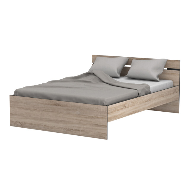 CaliCosy Lit 140x200 cm 2 tiroirs et 1 niche l204,3 cm michigan 3079645 large