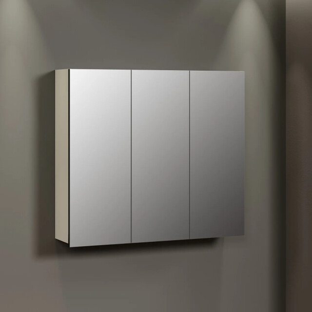 CaliCosy Badkamerkast met spiegel en 3 deuren l90 cm purebliss 3044868 large