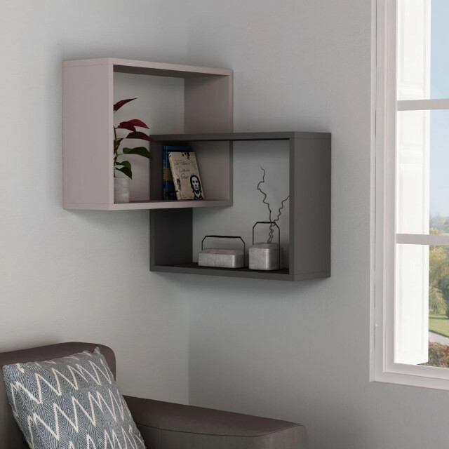 CaliCosy Hoekwandrek met 2 planken h68 cm ring 2937422 large