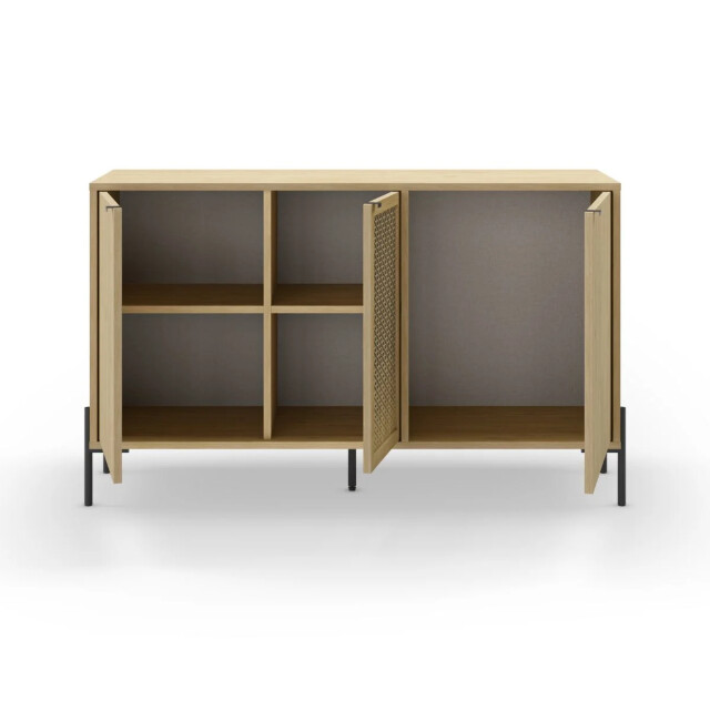 CaliCosy Buffet 3 deuren en metalen poten l120 cm inca 2930296 large