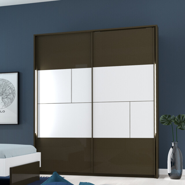 CaliCosy Kledingkast met 2 schuifdeuren l180 x h215 cm prado 2937602 large