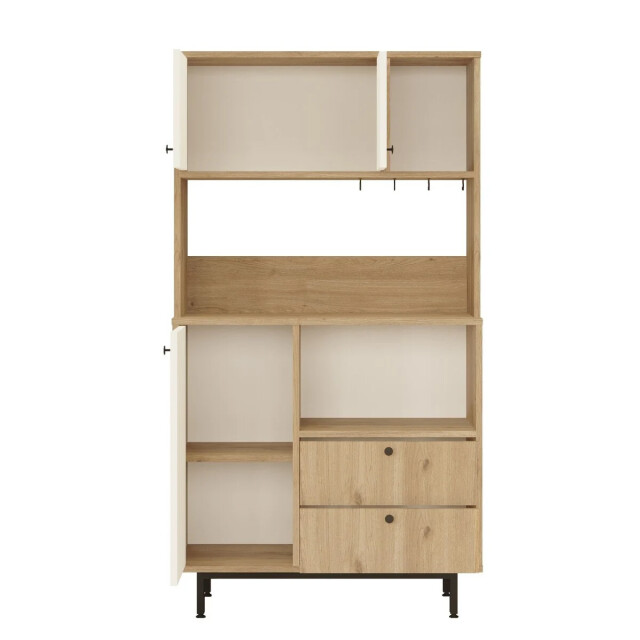 CaliCosy Keukenkast met 3 deuren en 2 lades h161,2 cm 3042309 large