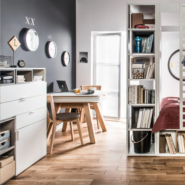 CaliCosy Design dressoir met 3 laden en 1 deur l99,5 cm 4you 2931817 large