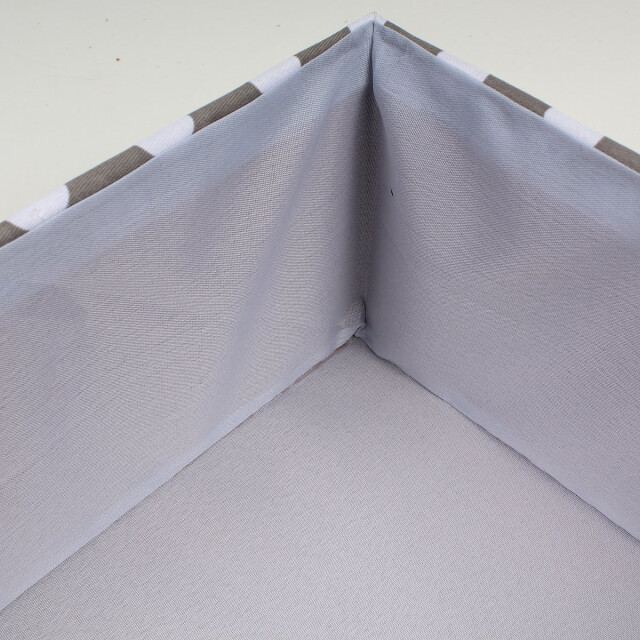 CaliCosy Grijze stoffen lade met witte stippen 2928337 large