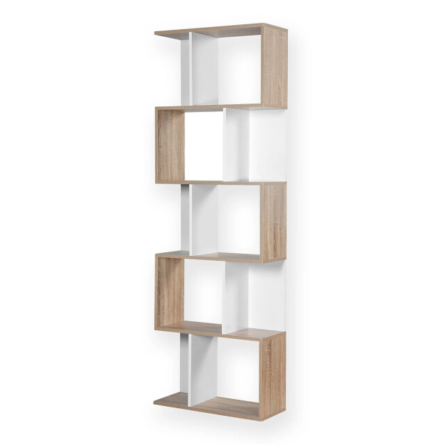 CaliCosy Boekenkast multi-kast h180 cm hout en wit decor 2931857 large