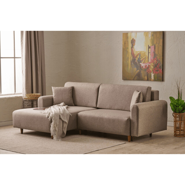 CaliCosy Hoekbank met slaapfunctie en linkse chaise longue in stof l246 cm mane 3079782 large