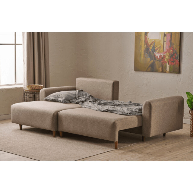 CaliCosy Hoekbank met slaapfunctie en linkse chaise longue in stof l246 cm mane 3079782 large